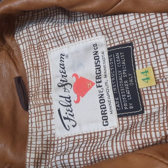 Vintage Field and Stream Gordon and Ferguson Leather Jacket - Picture 3 of 4